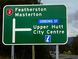SH2 past Upper Hutt